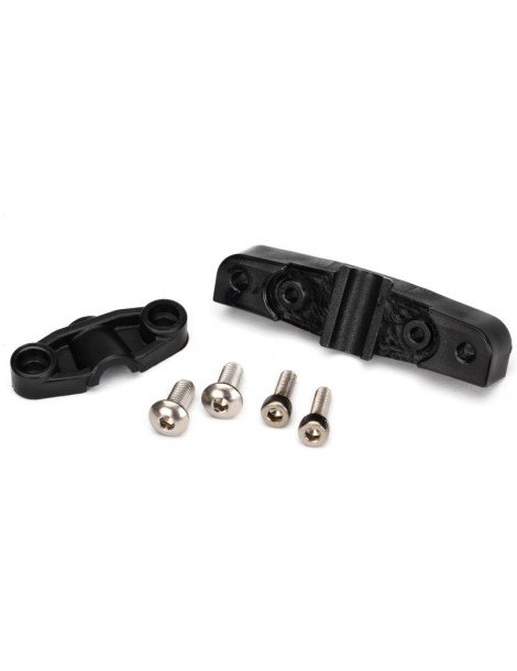Traxxas Mount, stuffing tube (upper & lower)/ hardware