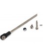 Traxxas Rudder pushrod, assembled/ servo horn/ hardware