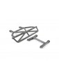 Traxxas Bumper, rear/ bumper mount, rear (black)