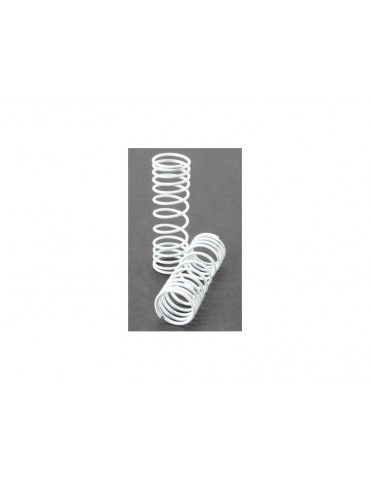 Traxxas Springs, front (white) (progressive rate) (2)