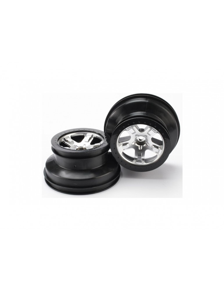 Traxxas Wheels 2.2/3.0", SCT satin chrome (2) (2WD front)