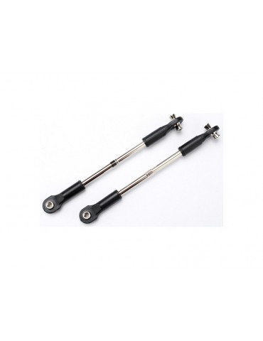Traxxas Turnbuckles, toe links, 72mm (2)
