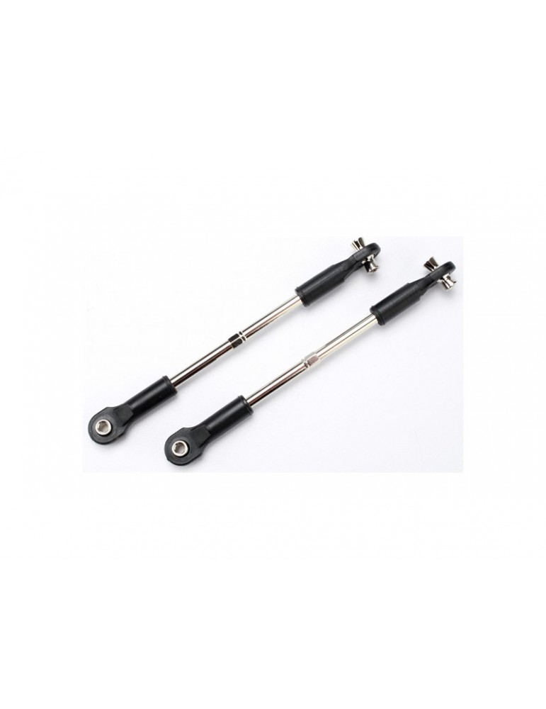 Traxxas Turnbuckles, toe links, 72mm (2)