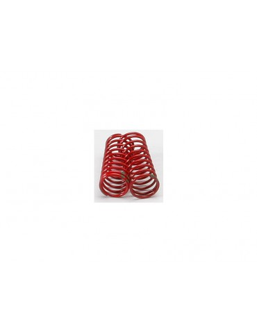 Traxxas Spring, shock (red) (GTR) (1.8 rate double green stripe) (1 pair)