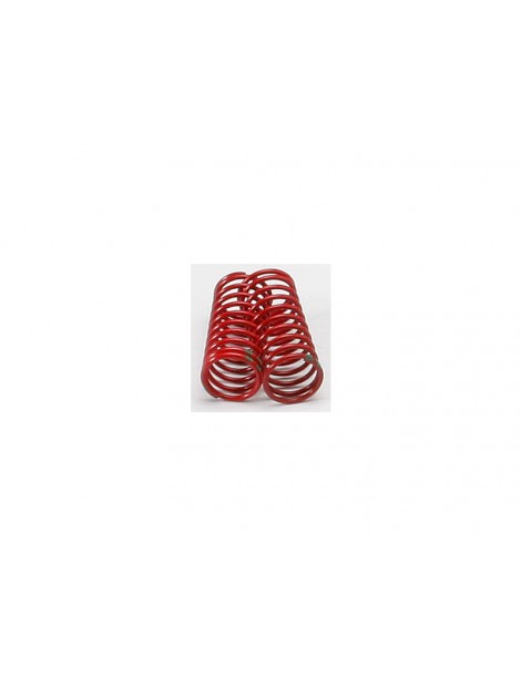 Traxxas Spring, shock (red) (GTR) (1.8 rate double green stripe) (1 pair)