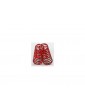 Traxxas Spring, shock (red) (GTR) (1.8 rate double green stripe) (1 pair)