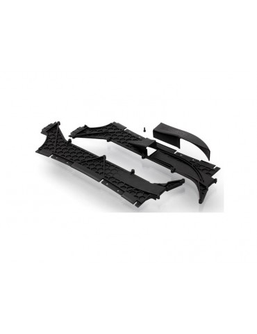 Traxxas Tunnels, left & right/ vent cover/ 3x8mm CS (1)