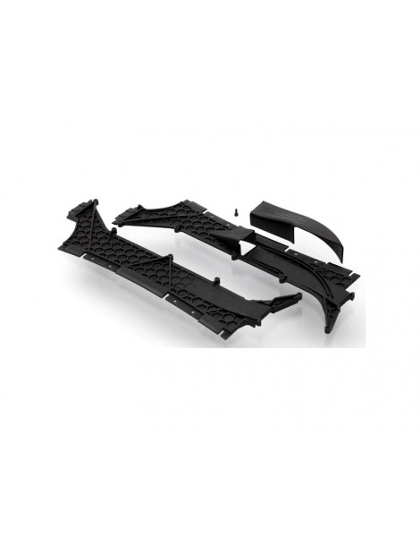 Traxxas Tunnels, left & right/ vent cover/ 3x8mm CS (1)