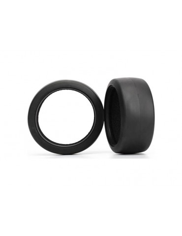 Traxxas Tires, slicks (S1 compound) (2)/ foam inserts (2) (rear)