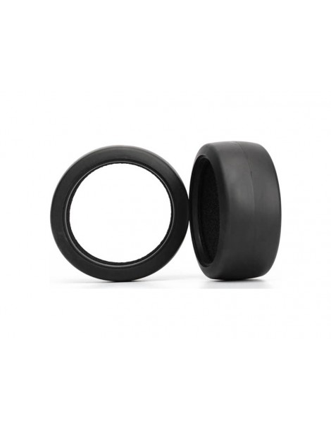 Traxxas Tires, slicks (S1 compound) (2)/ foam inserts (2) (rear)