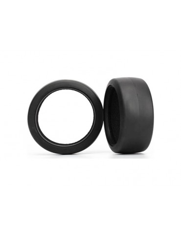 Traxxas Tires, slicks (S1 compound) (2)/ foam inserts (2) (front)