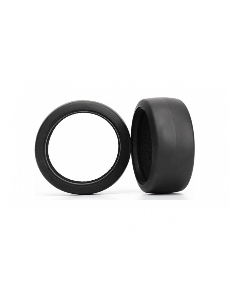 Traxxas Tires, slicks (S1 compound) (2)/ foam inserts (2) (front)