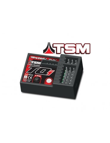 Traxxas Receiver, micro, TQi 2.4GHz with telemetry & TSM (5-channel)
