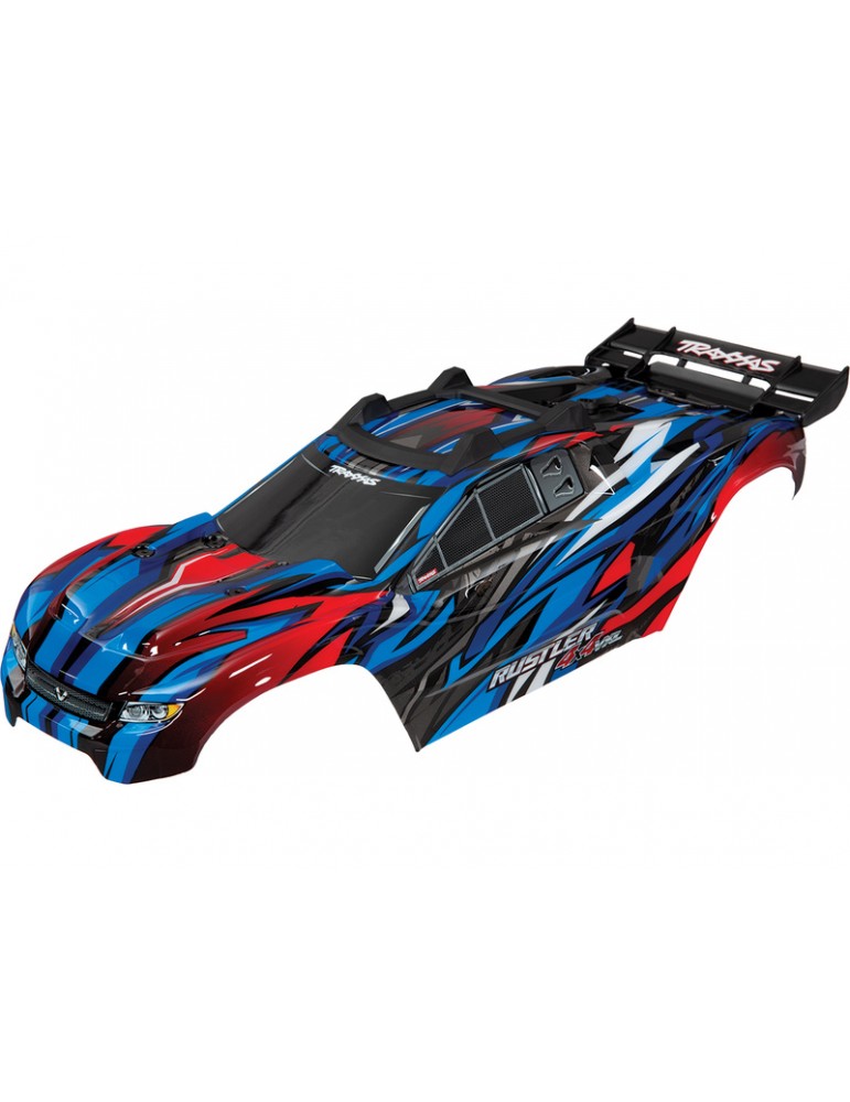 Traxxas Body, Rustler 4X4 VXL, blue