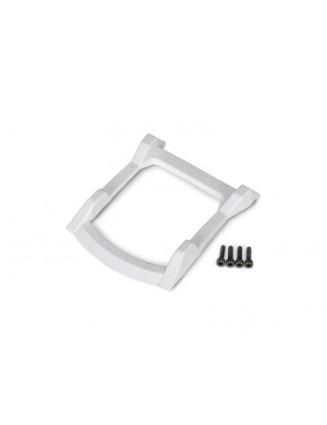 Traxxas Skid plate, roof (body) white/ 3x12 CS (4)