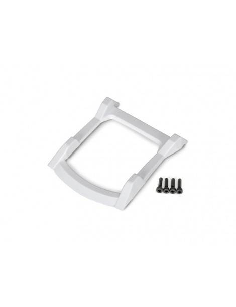 Traxxas Skid plate, roof (body) white/ 3x12 CS (4)