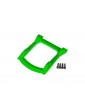 Traxxas Skid plate, roof (body) green/ 3x12 CS (4)