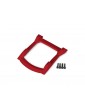 Traxxas Skid plate, roof (body) red/ 3x12mm CS (4)