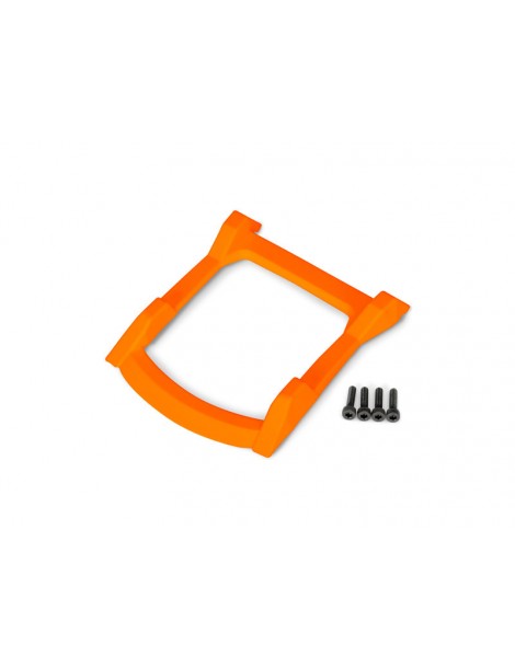 Traxxas Skid plate, roof (body) orange/ 3x12 CS (4)