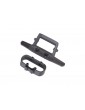 Traxxas Bumper, rear/ bumper mount, rear