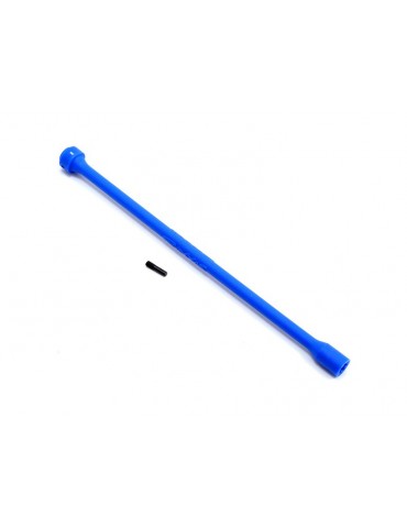 Traxxas Driveshaft center, plastic (blue)/ screw pin