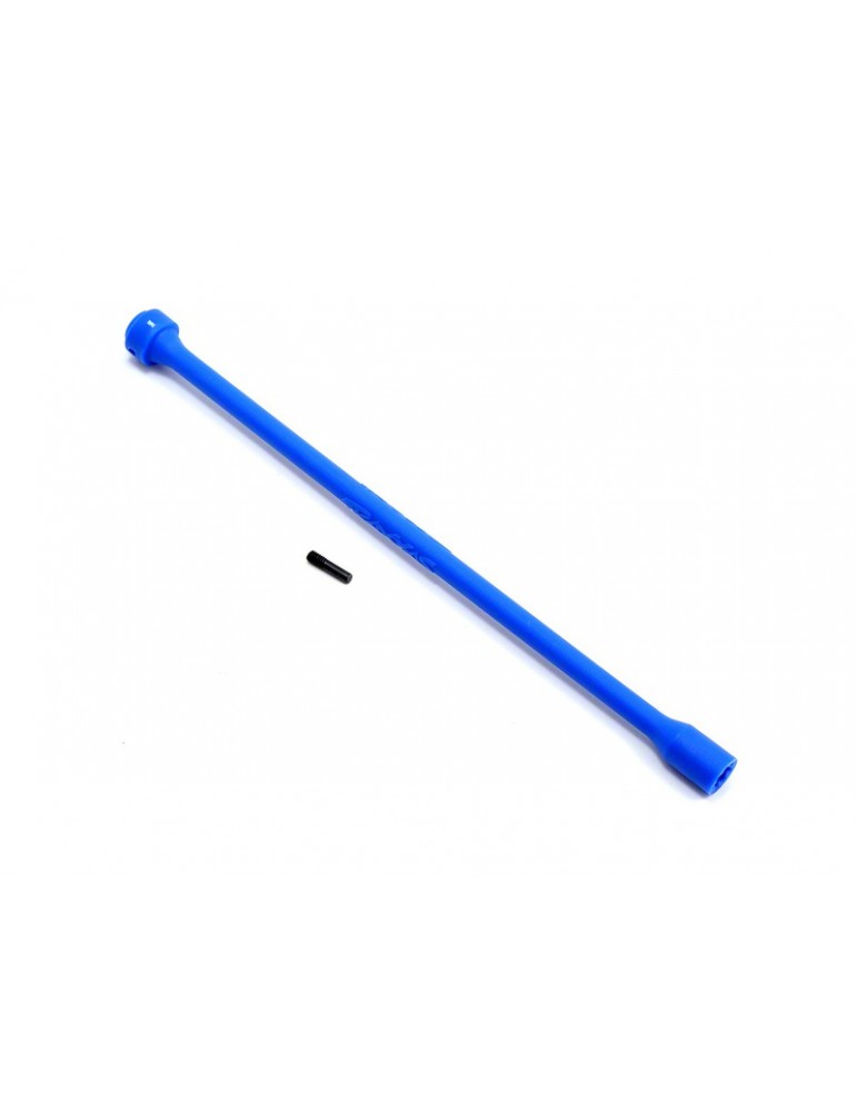 Traxxas Driveshaft center, plastic (blue)/ screw pin