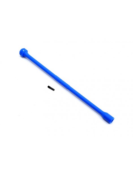 Traxxas Driveshaft center, plastic (blue)/ screw pin
