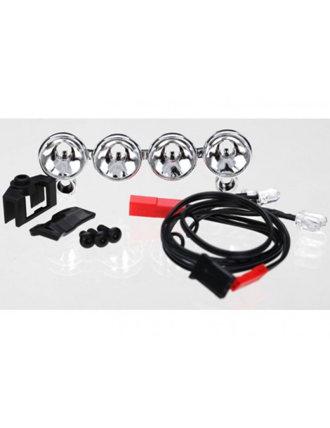 Traxxas LED lightbar (chrome, 4 clear lights)