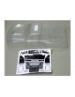 Traxxas Body, Slash (clear, requires painting)/ window masks/ decal sheet