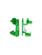 Traxxas Caster blocks (c-hubs), 6061-T6 aluminum (green-anodized), left & right