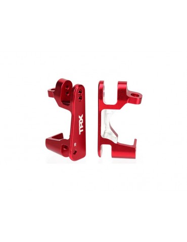 Traxxas Caster blocks (c-hubs), 6061-T6 aluminum (red-anodized), left & right