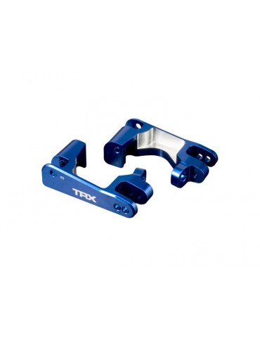 Traxxas Caster blocks (c-hubs), 6061-T6 aluminum (blue-anodized), left & right