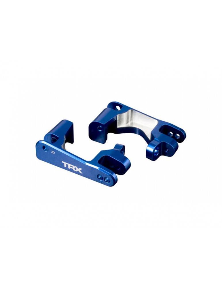 Traxxas Caster blocks (c-hubs), 6061-T6 aluminum (blue-anodized), left & right