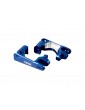 Traxxas Caster blocks (c-hubs), 6061-T6 aluminum (blue-anodized), left & right