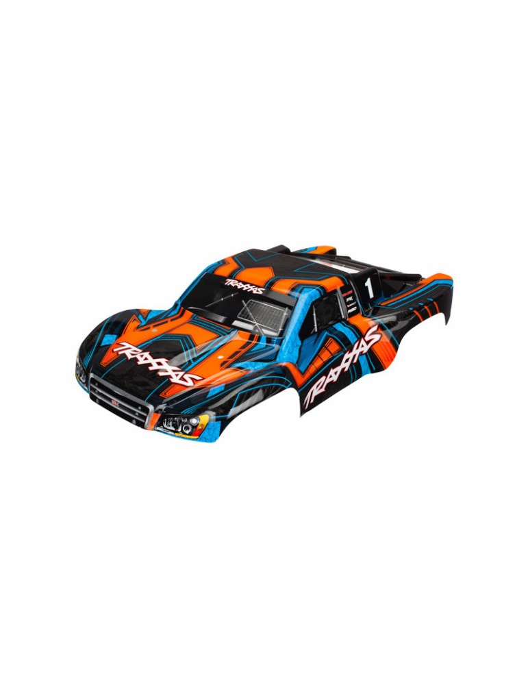 Traxaxs Body, Slash 4x4, orange and blue (painted, decals applied)
