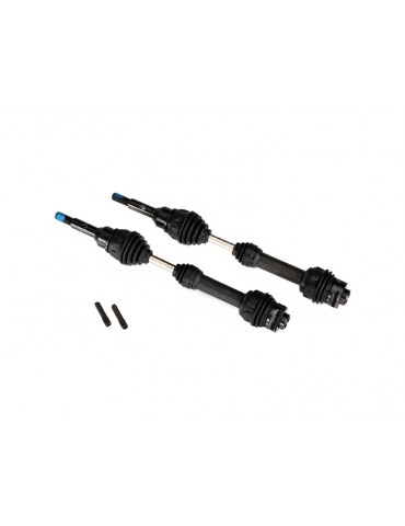 Driveshafts, rear, steel-spline constant-velocity (complete assembly) (2)