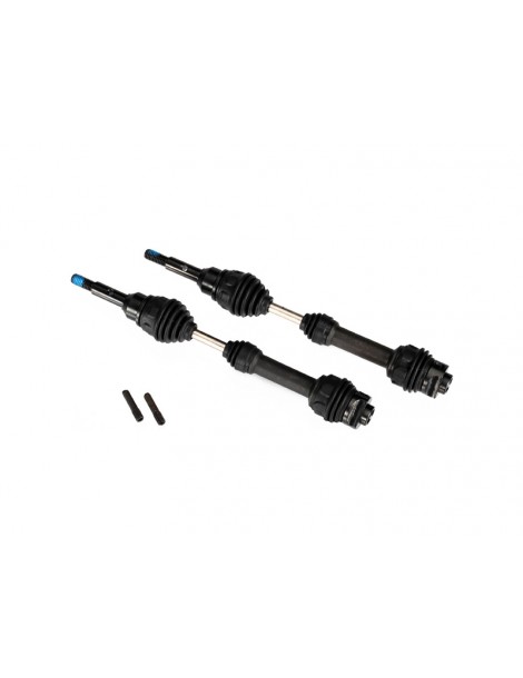 Driveshafts, rear, steel-spline constant-velocity (complete assembly) (2)