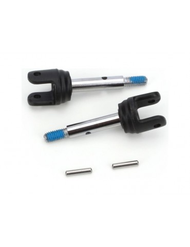 Traxxas Stub axles, rear (2)/ pins (2)