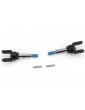 Traxxas Stub axles, front, heavy duty (2)/ yokes (2)/ pins (4)