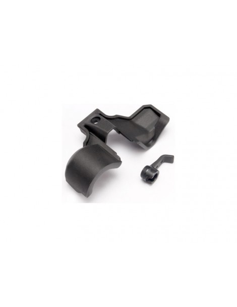 Traxxas Cover, gear/ motor wire hold-down clip