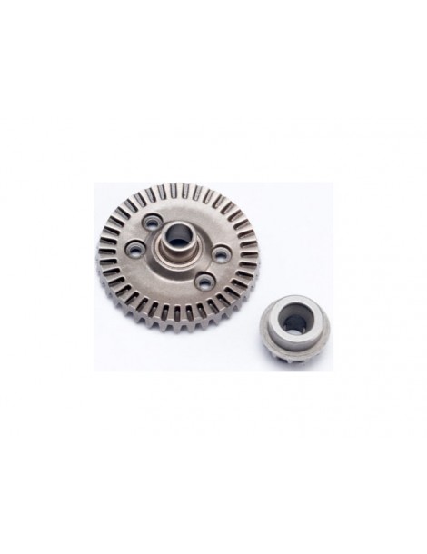 Traxxas Ring gear, differential/ pinion gear, differential (rear)