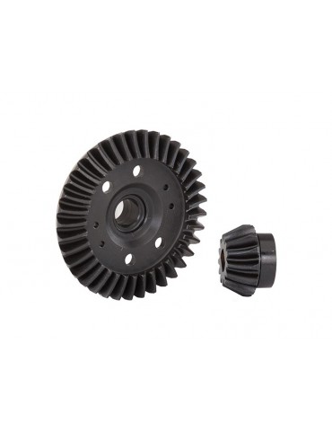 Traxxas Ring & pinion gear, differential, spiral cut (rear)