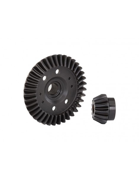 Traxxas Ring & pinion gear, differential, spiral cut (rear)