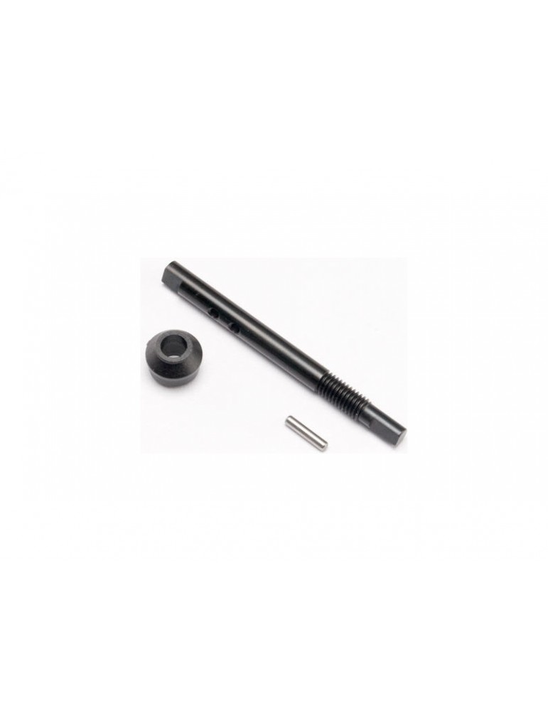 Traxxas Input shaft (slipper shaft)/ bearing adapter (1)/pin (1)