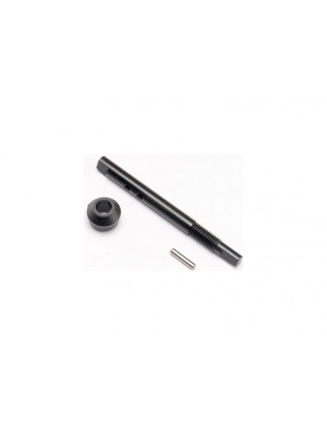 Traxxas Input shaft (slipper shaft)/ bearing adapter (1)/pin (1)