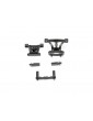 Traxxas Body mounts, front & rear/ body mount posts, front & rear