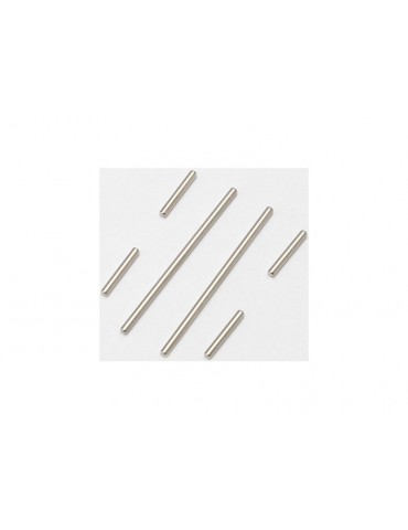 Traxxas Suspension pin set (front or rear), 2x46mm (2), 2x14mm (4)
