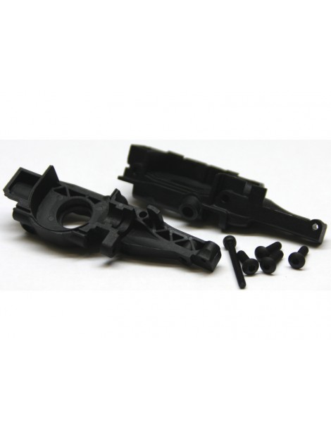 Traxxas Bulkhead, rear (left & right halves)/ 3x10mm BCS (4)