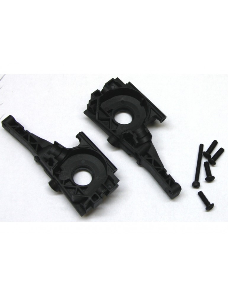 Traxxas Bulkhead, front (left & right halves)/ 3x10mm BCS (4)