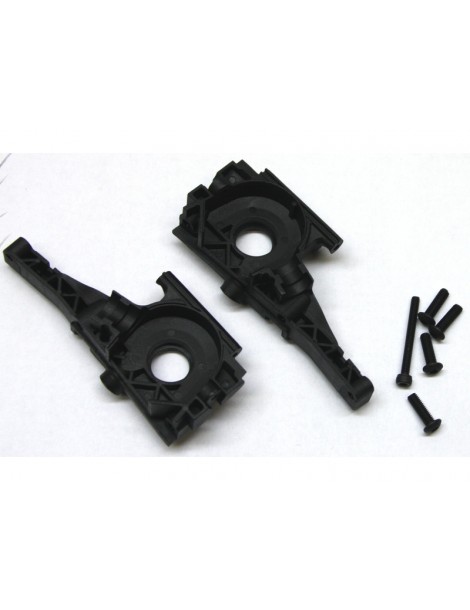 Traxxas Bulkhead, front (left & right halves)/ 3x10mm BCS (4)